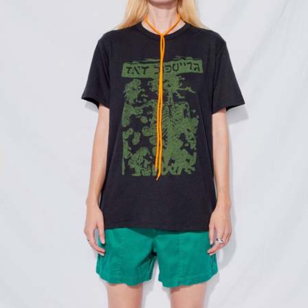 Jungmaven Venice Green Flat Front Shorts small